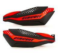 Circuit Dakar Carbon Handguards Red