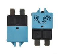 Circuit Protection with Manual Reset Capability Flexible Amperage Options from 5 to 30 A (15A)