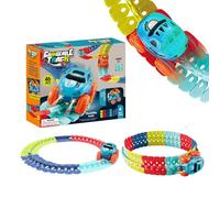 Circuit Set - Flexible Ride Bright LED Creative Modular Path Colorful Flexible DIY Kit Fantasy for Home Activities Teens Family Mome