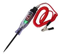 Circuit Tester 3-120V DC Car Fuse Tester ABS Retractable Incandescent Test Light with LED Digital Light Battery Probe Pen for Automotive Truck Fuse Wiring Circuit Checking