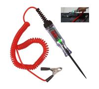 Circuit Tester, 3V-90V DC Voltage Tester Pen with LED Digital Test Light, Retractable Spring Wire & Crocodile Clip, Electricity Testers for Automotive Fuse, Wiring Circuit Checking