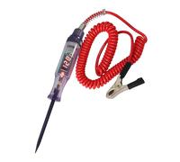 Circuit Tester 6-24V Dc Car Truck Voltage with LED Digital Test Light Automotive Fuse Electrical Tester Pen Wiring Circuit Checking Retractable Spring Wire and Crocodile Clip