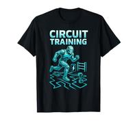 Circuit Training Robot - Sci Fi Gym Fitness Nerd Workout T-Shirt