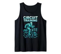 Circuit Training Robot - Sci Fi Gym Fitness Nerd Workout Tank Top
