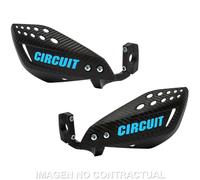Circuit Vector Carbon Blue Handguards TM Motorcycle Motor Spare Moped Parts