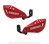 Circuit Vector Red-White Motorcycle Motor Handguards Spare Moped Accessories