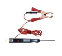 Circuit Voltage Tester - 47Inch Extension Line Auto Diagnostic Tool, Heavy Duty Aluminum Alloy Probe | Bidirectional Polarity Indicator Pen For Vehicle Fuse Sockets, Broken Wires Troubleshooting