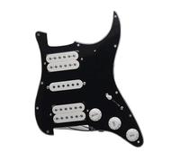 Circuits Electric Guitar Pickguard HSH Loaded Prewired Scratchplate Assembly Black White Yellow(2)