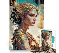 Circuits of Wisdom︰ Athena for Adults 1000 Piece Puzzle Cognitive Train Clean Connection Pattern Build Room Art (50x75cm)