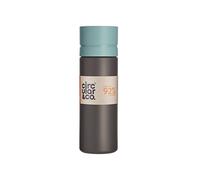 Circular and Co Leakproof 600ml Reusable Water Bottle made from 92% Single-Use Bottles (Grey Bottle & Blue Lid)