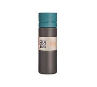 Circular and Co Leakproof 600ml Reusable Water Bottle made from 92% Single-Use Bottles (Grey Bottle & Teal Lid)