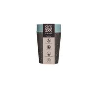 Circular and Co Leakproof Reusable Coffee Cup 8oz/227ml - The World's First Travel Mug Made from Recycled Coffee Cups, 100% Leak-Proof, Sustainable & Insulated. (Black & Faraway Blue)