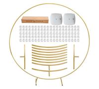 Circular Background Stand, Backdrop Support Frame | Circle for Balloon Ring - for Weddings, Parties, Ceremonies, Gardens, Events