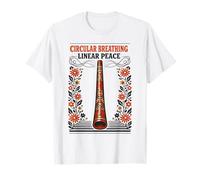 Circular Breathing Linear Peace | Didgeridoo T-Shirt