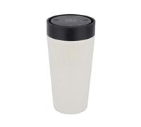 Circular&Co 12oz / 340ml Reusable Coffee Cup Made from Recycled Paper Cups - Travel Mug with Lid - Leakproof, Sustainable & Barista Friendly Reusable Mug - Chalk & Ink Black