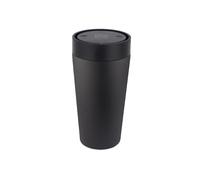 Circular&Co 12oz / 340ml Stainless Steel Travel Mug - Reusable Coffee Cup - Double Wall Insulated, Leakproof & Sustainable Cup for Hot or Cold Drinks - Ink Black