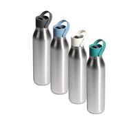 Circular & Co 750ml Recycled Stainless Steel Reusable Drinks Water Bottle - Insulated, Double Walled, Ecofriendly - Leakproof, Lockable Lid - Dishwasher Safe, BPA & Melamine Free (Aquamarine Green)