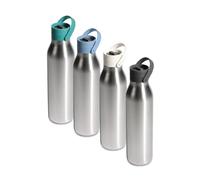 Circular&Co 750ml Stainless Steel Reusable Water Bottle - Insulated, Double Walled - Leakproof Lockable Lid - Dishwasher Safe, BPA & Melamine Free (Previous Generation - Storm Grey)