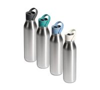 Circular&Co 750ml Stainless Steel Reusable Water Bottle - Insulated, Double Walled - Leakproof Lockable Lid - Dishwasher Safe, BPA & Melamine Free (Previous Generation - Pebble White)