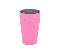 Circular&Co 8oz / 227ml Reusable Coffee Cup Made from Recycled Bubblegum - Fun & Sustainable Mini Travel Mug - Leakproof, Eco-Friendly & BPA Free - Candy Pink