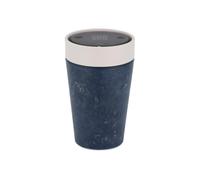Circular&Co 8oz / 227ml Reusable Coffee Cup Made from Recycled Fabric Waste - Small Eco Travel Mug - Leakproof, Barista Friendly, and Perfect for Flat Whites & Espresso - Ecru