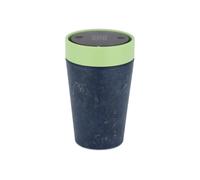 Circular&Co 8oz / 227ml Reusable Coffee Cup Made from Recycled Fabric Waste - Small Eco Travel Mug - Leakproof, Barista Friendly, and Perfect for Flat Whites & Espresso - Pistachio Green