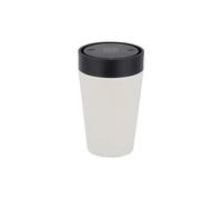 Circular&Co 8oz / 227ml Reusable Coffee Cup Made from Recycled Paper Cups - Small Leakproof Eco Mug - Sustainable, BPA Free & Ideal for Flat Whites or Short Coffees - Chalk & Ink Black