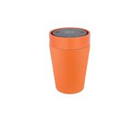 Circular&Co 8oz / 227ml Stainless Steel Travel Mug - Reusable Thermal Coffee Cup - Leakproof, Insulated & Barista Friendly Eco Mug for Everyday Use - Sunrise Orange