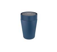 Circular&Co 8oz / 227ml Stainless Steel Travel Mug - Reusable Thermal Coffee Cup - Leakproof, Insulated & Barista Friendly Eco Mug for Everyday Use - Midnight Blue