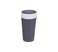 Circular & Co Insulated Reusable Coffee Cup - 12oz/340ml - Medium Travel Mug - 100% Leakproof & Lockable - Push Top, One Hand Open, 360 Drinking Coffee Tumbler - Recyclable - BPA Free, Dishwasher Safe