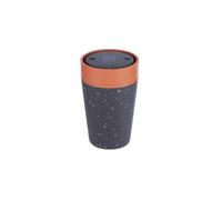 Circular & Co Insulated Reusable Coffee Cup - 8oz/227ml - Small Travel Mug - 100% Leakproof & Lockable - Push Top, One Hand Open, 360 Drinking Coffee Tumbler - Recyclable - BPA Free, Dishwasher Safe