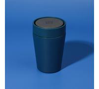 Circular&Co 8oz / 227ml Stainless Steel Travel Mug - Reusable Thermal Coffee Cup - Leakproof, Insulated & Barista Friendly Eco Mug for Everyday Use - Midnight Blue