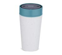 Circular & Co Pre 2026 (Previous Generation) Reusable Coffee Cup - 12oz/340ml - 100% Leakproof & Lockable - Push Top, One Hand Open, 360 Drinking - Recyclable - BPA Free - Dishwasher Safe