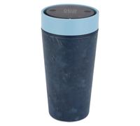 Circular & Co Recycled Fabric Reusable Coffee Cup - Stonewash Blue - 12oz