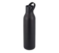 Circular&Co Recycled Stainless Steel Water Bottle 1L - Coated Ink Black - Leakproof, Eco-Friendly & Insulated