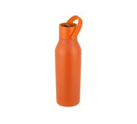 Circular&Co Recycled Stainless Steel Water Bottle 500ml - Sunrise Orange - Eco Reusable Flask, Sustainable & BPA-Free