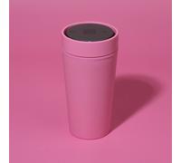 Circular & Co Reusable Coffee Cup Made from Bubble Gum 8oz/Small or 12oz/Medium in Bright Pink | Size: Medium Circular & Co Bright Pink Medium