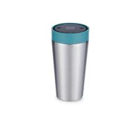 Circular & Co Thermal Stainless Steel Travel Mug - 12oz/340ml - Insulated Reusable Coffee Cup - 100% Leakproof & Lockable - 6 Hours Hot/Cold - Push Top, One Hand Open, 360 Drinking Coffee Tumbler