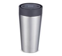 Circular & Co Thermal Stainless Steel Travel Mug - 12oz/340ml - Insulated Reusable Coffee Cup - 100% Leakproof & Lockable - 6 Hours Hot/Cold - Push Top, One Hand Open, 360 Drinking Coffee Tumbler