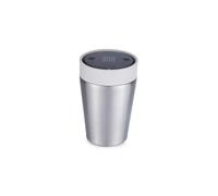 Circular & Co Thermal Stainless Steel Travel Mug - 8oz/227ml - Insulated Reusable Coffee Cup - 100% Leakproof & Lockable - 6 Hours Hot/Cold - Push Top, One Hand Open, 360 Drinking Coffee Tumbler