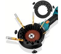 Circular Drill Bit Sharpener for Angle Grinder(115mm/125mm), 2-13mm Bits Drill Sharpener, Tightness Afilador De Brocas, Angle Grinder Drill Bit Sharpener (Black)