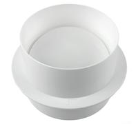 Circular Duct Choke Return Air Baffle Ventilation Duct One-Way Suspended Ceiling Wall Toilet Range Hood And Flue Check Valve (110mm)