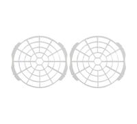 Circular Duct Cover Portable AC Exhaust Hose ABS Outlet Barrier 2 Pack Air Pass Friendly Guard Suited to Bedrooms Portable Ac Duct Guard Vent Cover Exhaust Hose Outlet Screen Vent Mesh Debris Window