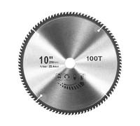 Circular Fine Cutting Wood Saw Blade 255mm x 100T x 25.4mm Bore Compatible with Festool Bosch Makita Dewalt(1PCS)