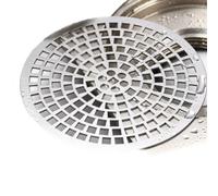 Circular Floor Drain Filter, Drainage Strainer, Hair Catcher Filter for Shower Drain, Kitchen Sink, Bathroom, Balcony, Rustproof, Drain Cover Protector(Diameter 82mm)