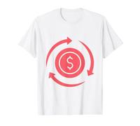Circular Flow of Money Value Graphic T-Shirt, Men, White, S