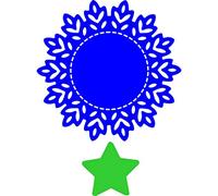 Circular Flowers Border Die Cuts for Card Making,Metal Cutting Dies Embossing Paper Dies for Scrapbooking DIY Album Card Making Supplies (08)