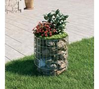 Circular Gabion Pole Galvanized Steel Ø19.7"x19.7" Hardware Cloth Chicken Wire Fence Welded Cage Wire for Bird Netting Fence Gopher Wire Rabbit Mesh Snake Fence Poultry Netting Cage Screen