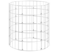 Circular Gabion Pole Garden Gabion Basket Gabion Cage Galvanised Steel vidaXL