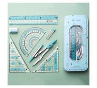 Circular Gauge Set Compasses Ruler Set Straight Ruler Triangle Drawing Tool Multifunctional Student Learning Drawing Student Use Circle Gauge Set (D)